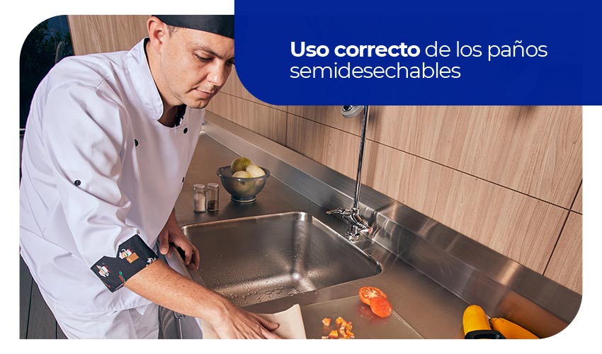 Uso Correcto De Los Panos Semidesechables Escritorio